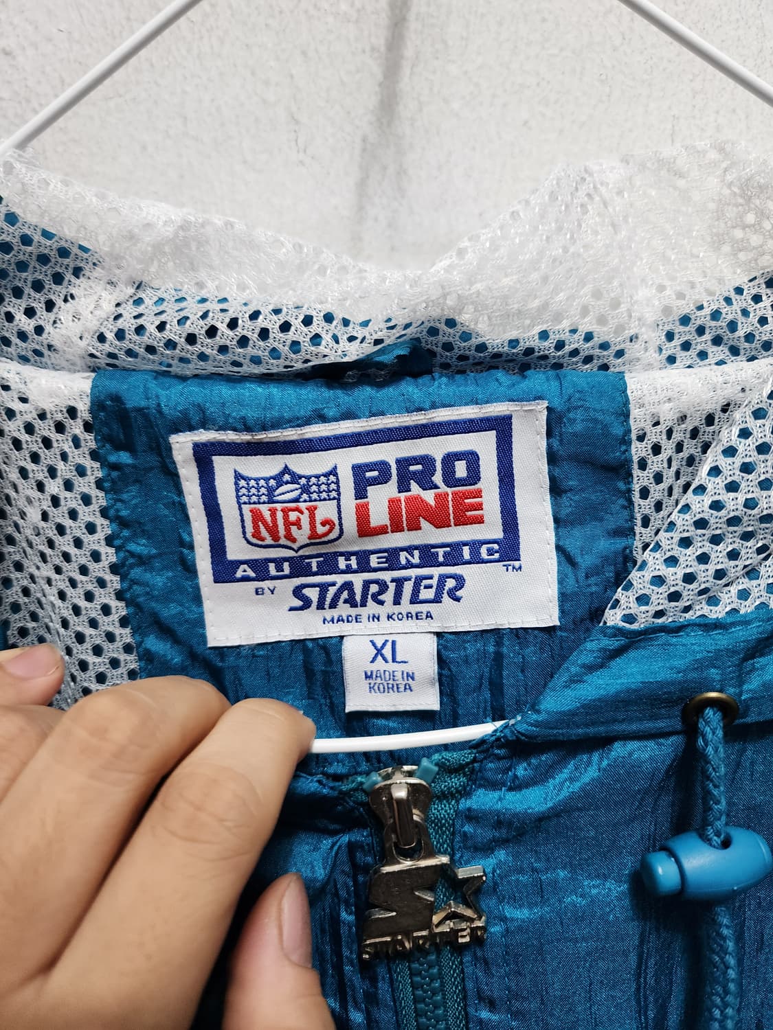 (새상품) 스타터xNFL 90s 마이애미 돌핀스 바람막이 XL 상품이미지3