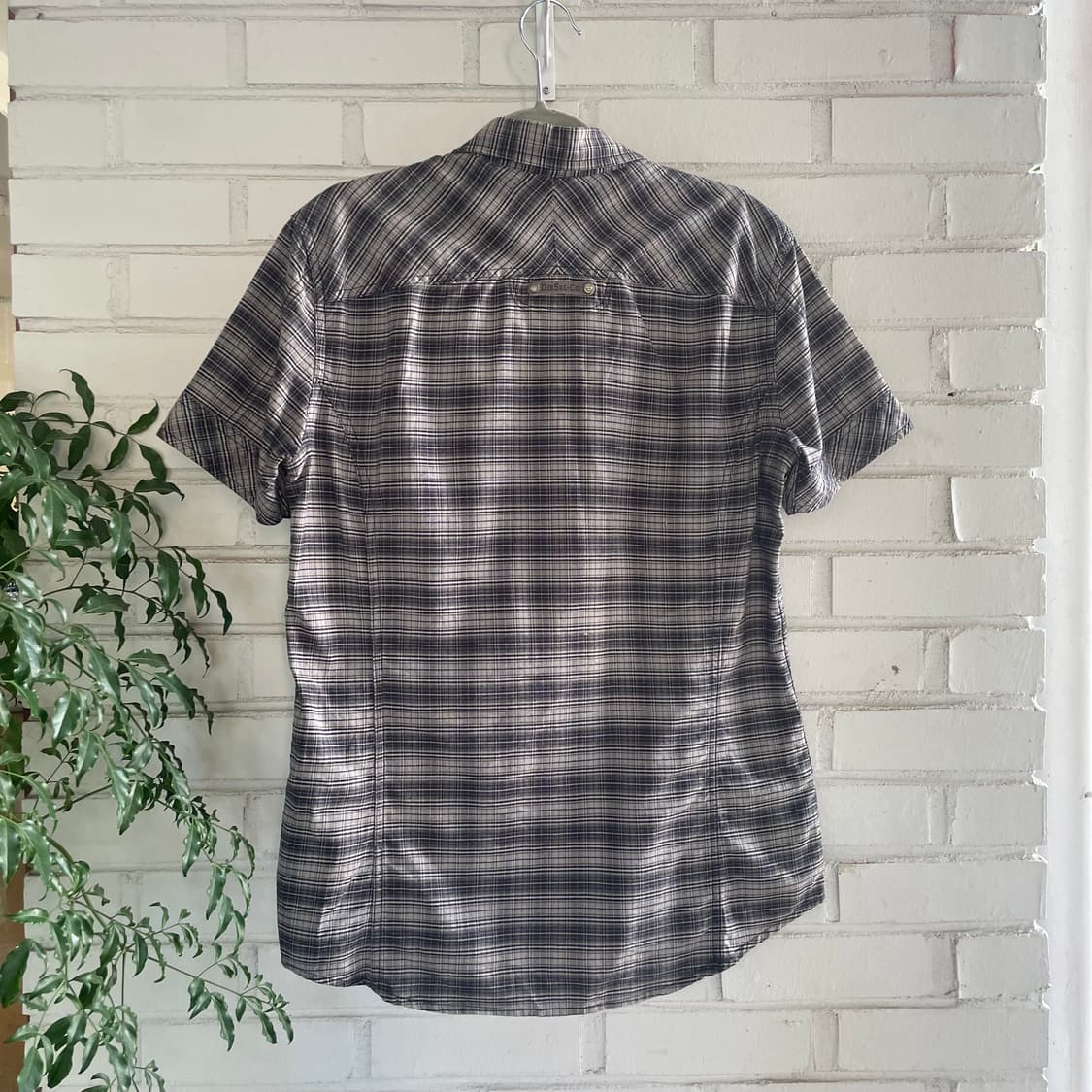 디젤 체크 블랙 그레이 반팔셔츠 상품이미지7