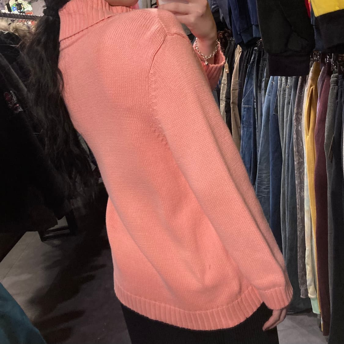 [IM] 폴로 랄프로렌 목폴라 니트 코랄핑크 상품이미지7