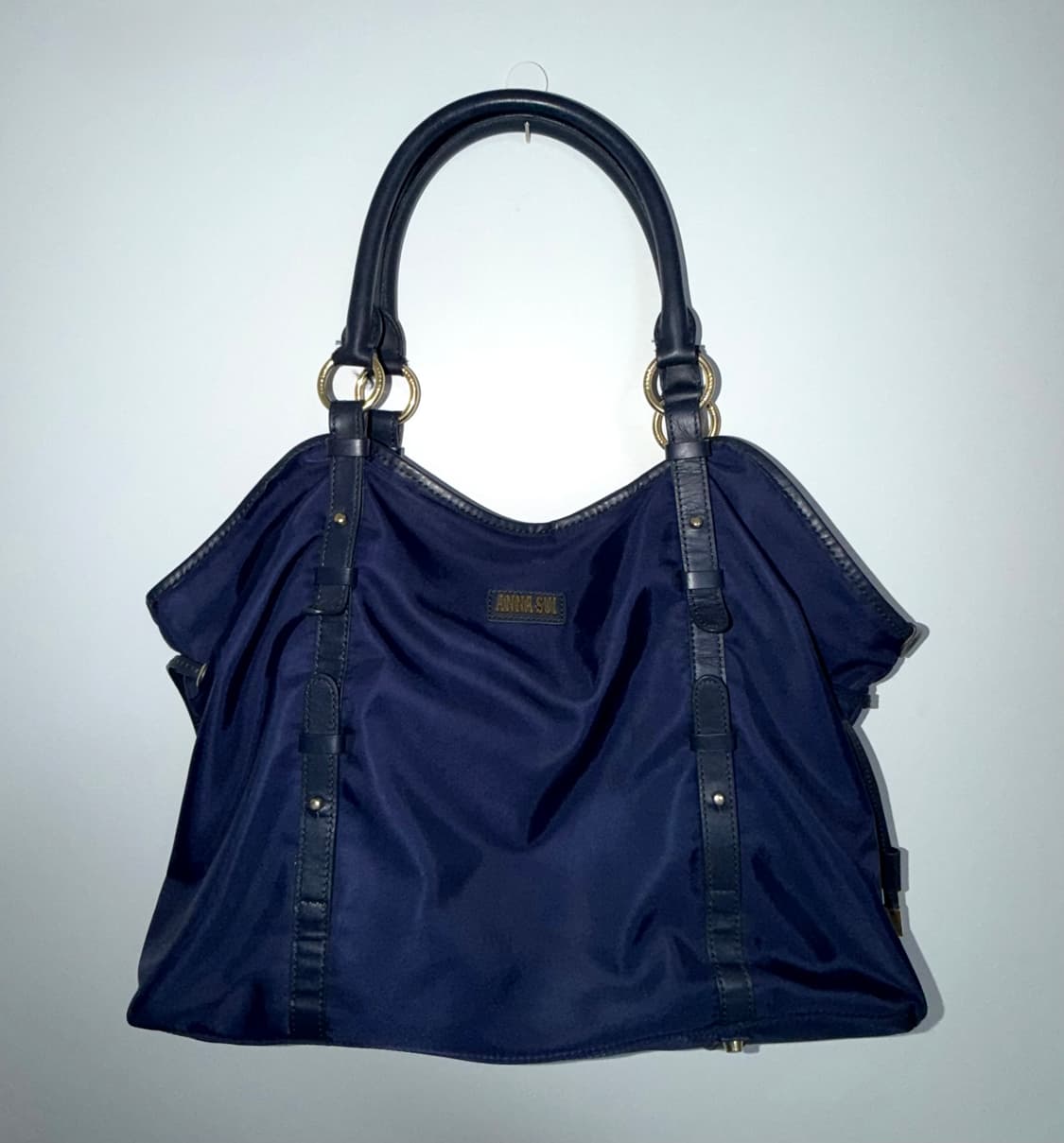 [Anna Sui] 안나수이 나일론 숄더백 (네이비 상품이미지1