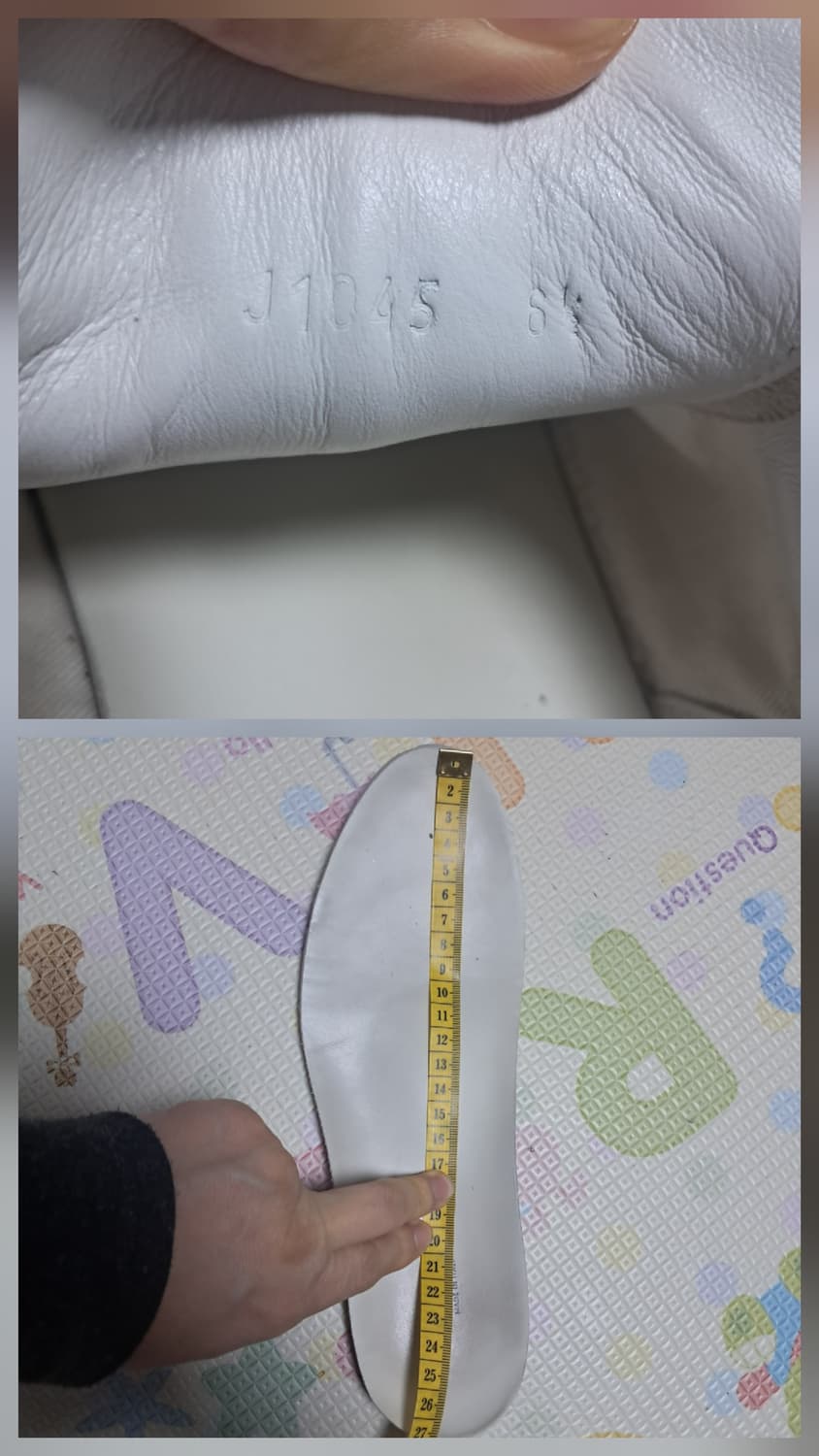 톰포드 화이트 레더 스니커즈 6.5(약250) 상품이미지9