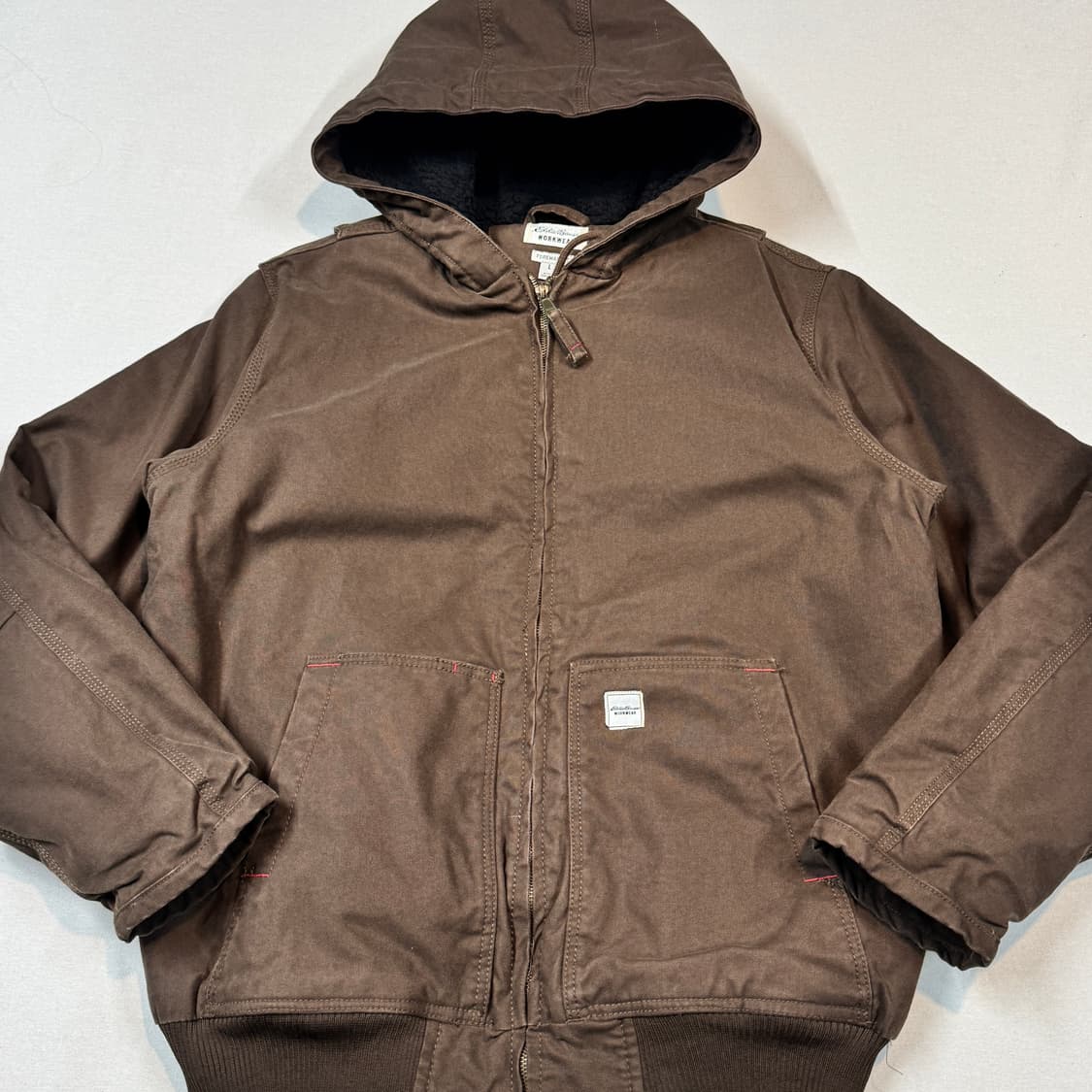 L) 에디바우어 워크웨어 덕캔버스 액티브 자켓 브라운 상품이미지2