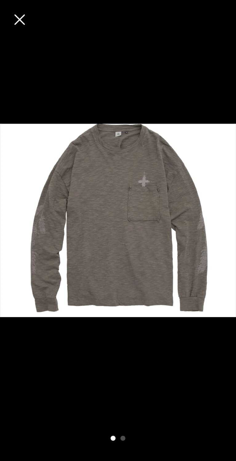 3) 폴리테루 페더 롱슬리브 브라운 상품이미지1