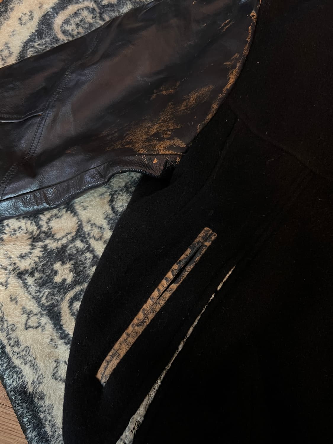 [L] xlim 바시티 자켓 네이비 상품이미지6