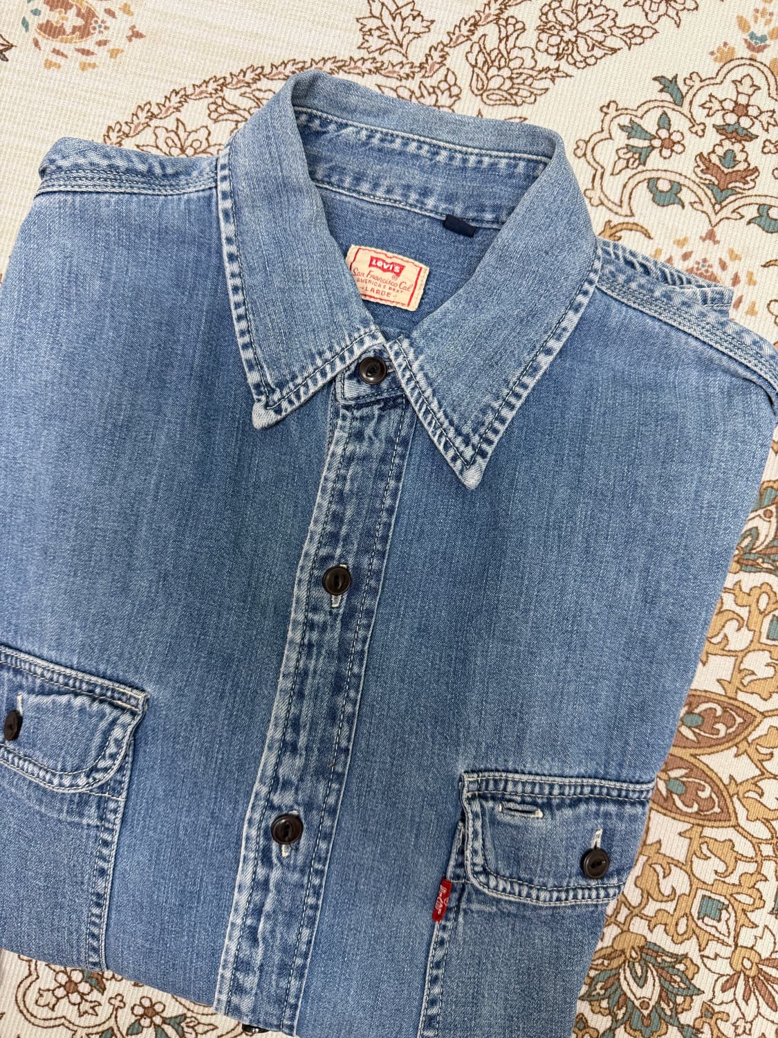 Levi's 웨스천 데님셔츠 라지 105추천 상품이미지1