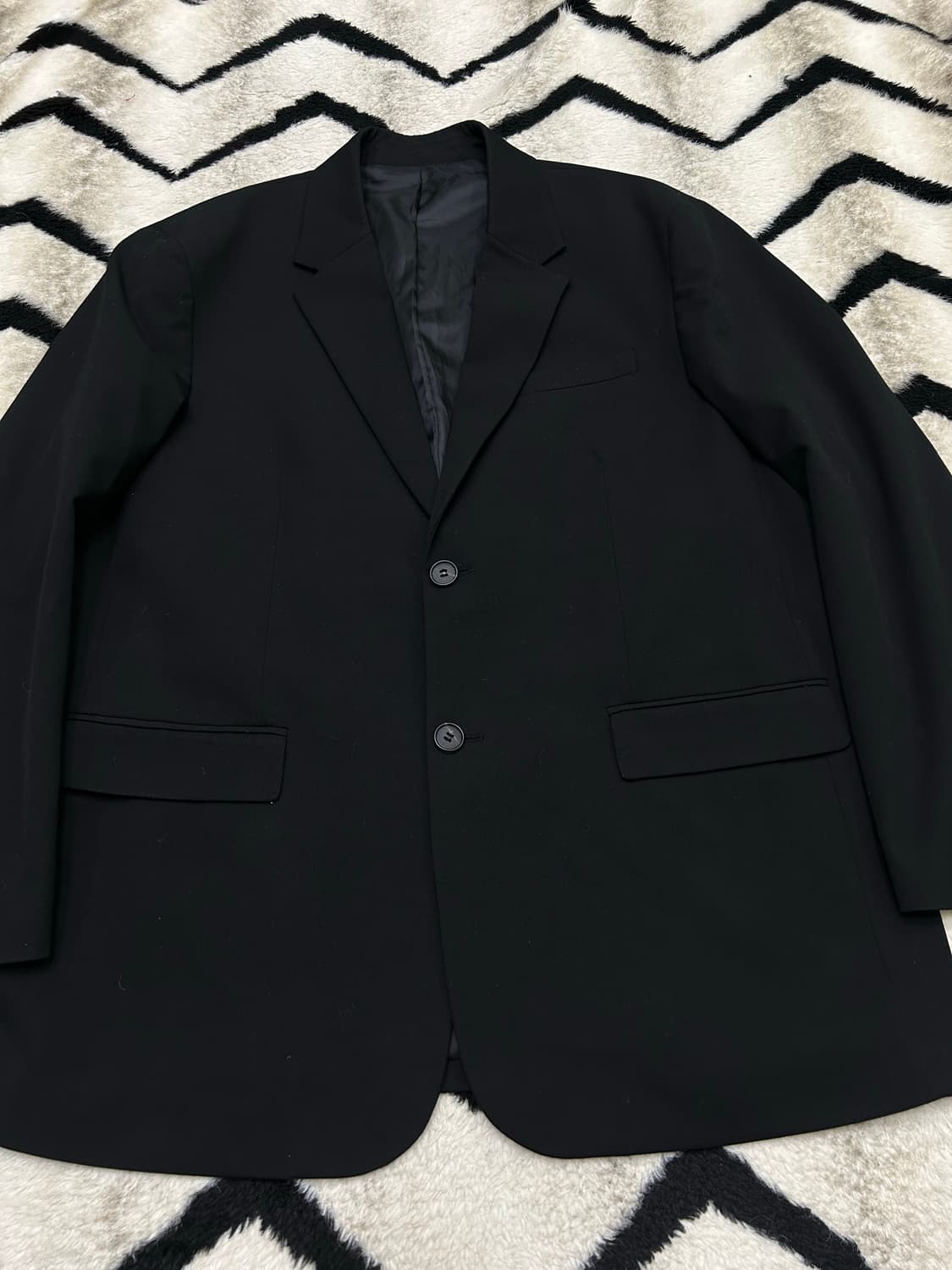 [2XL]무신사스탠다드 베이식 블레이저/블랙 상품이미지1