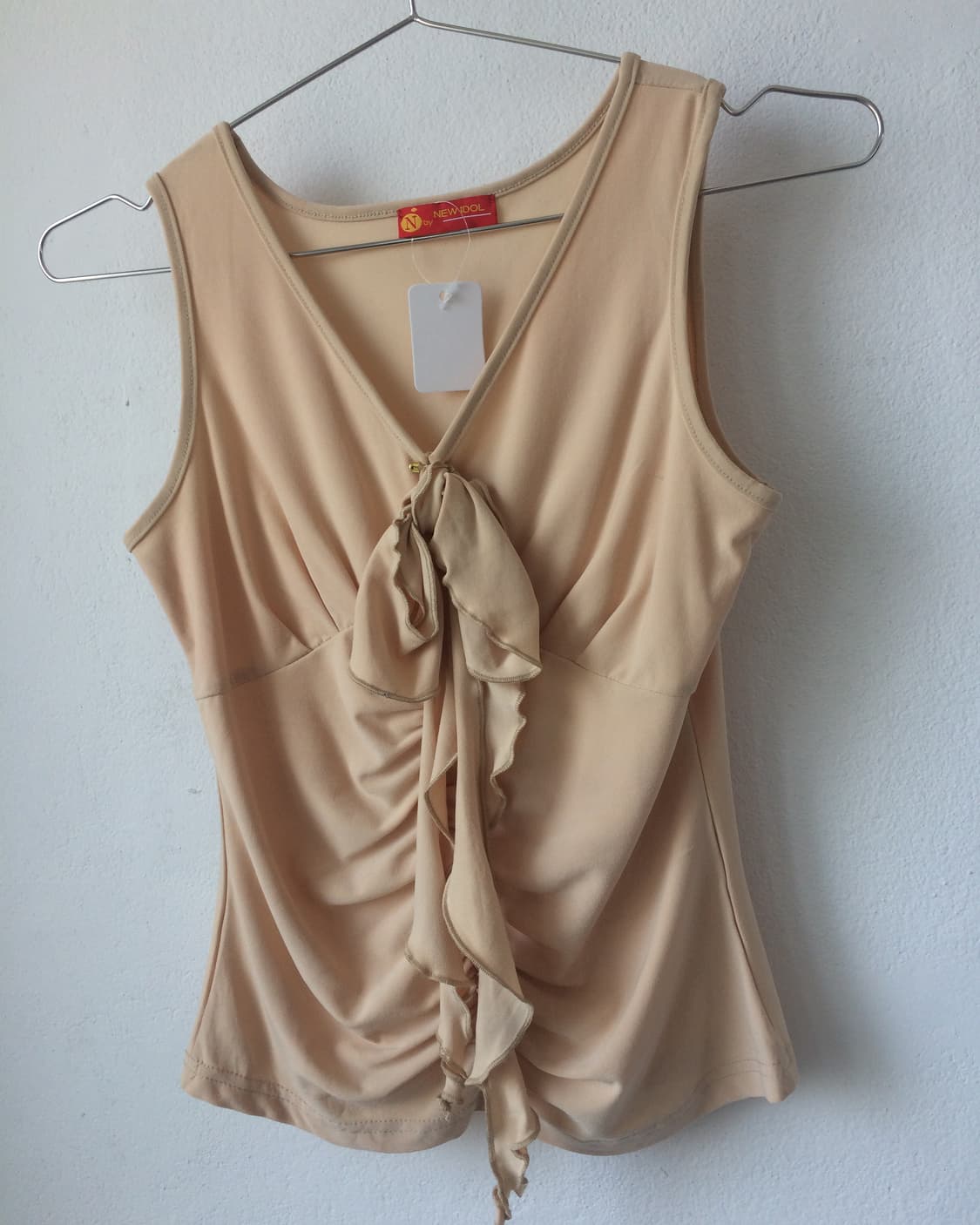 Shirring ruffle point sleeveless 상품이미지5
