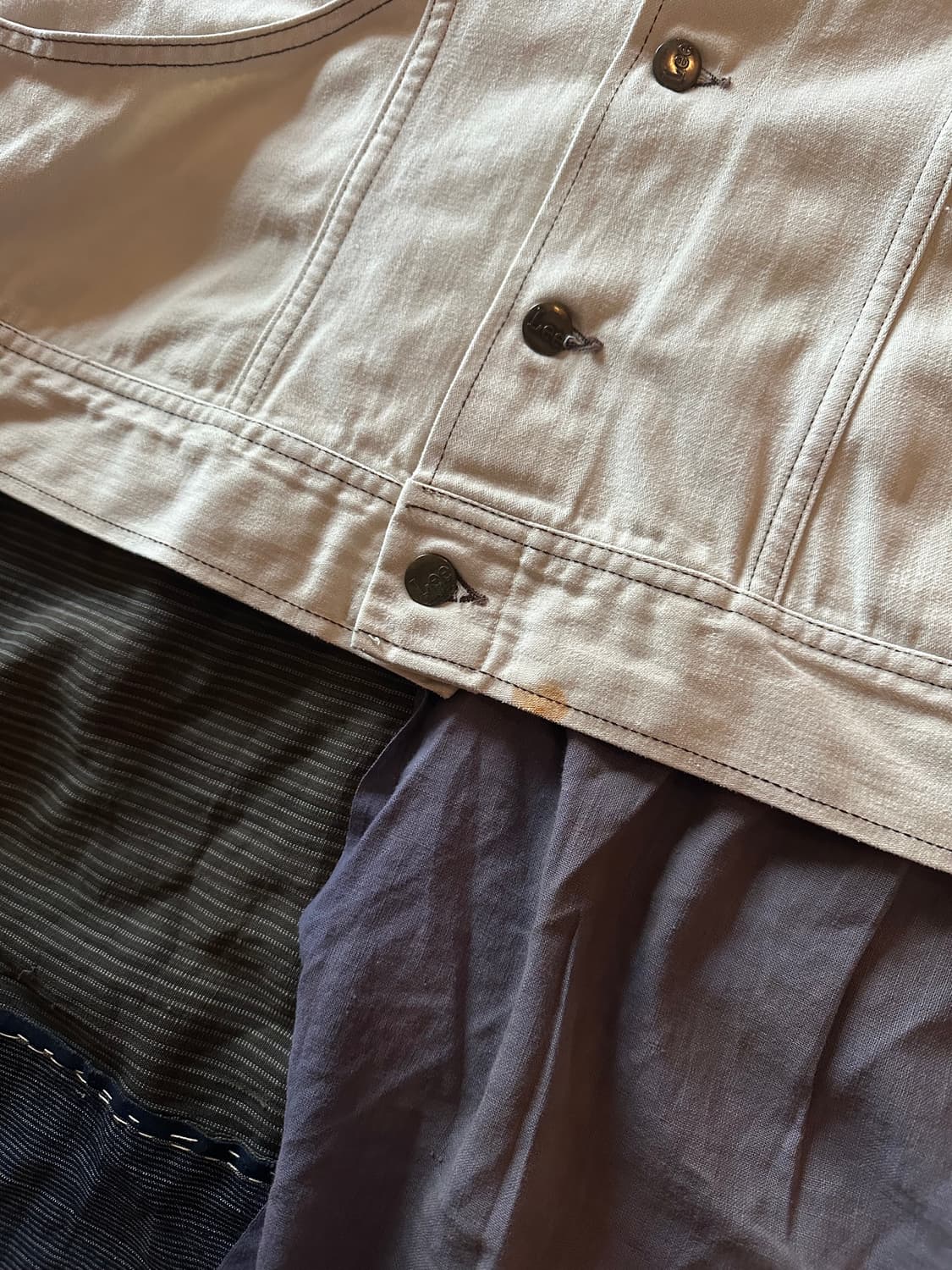 70s USA LEE Mole Skin Western Jacket 상품이미지4
