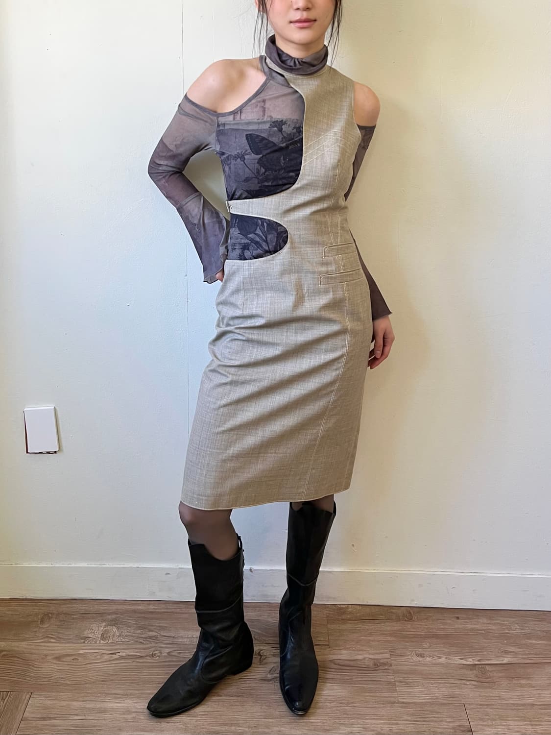 ROMWE 오픈숄더 탑  상품이미지5