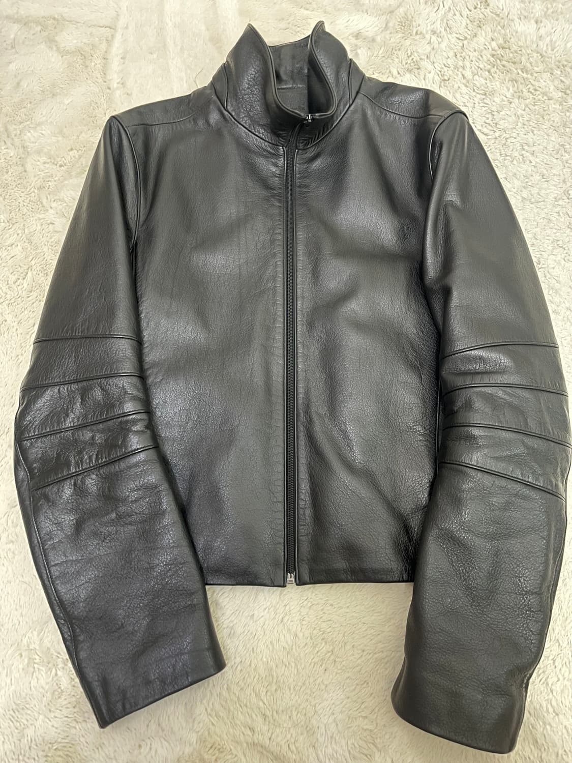 [1] 머듈 레더자켓 블랙 appendix leather jacket 상품이미지1