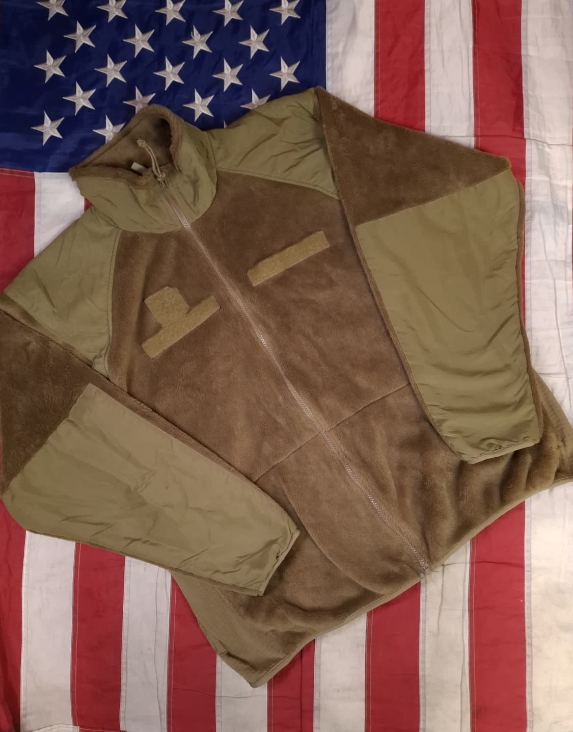 새제품 오리지날 미군 신형 OCP 폴라텍 후리스자켓 상품이미지1