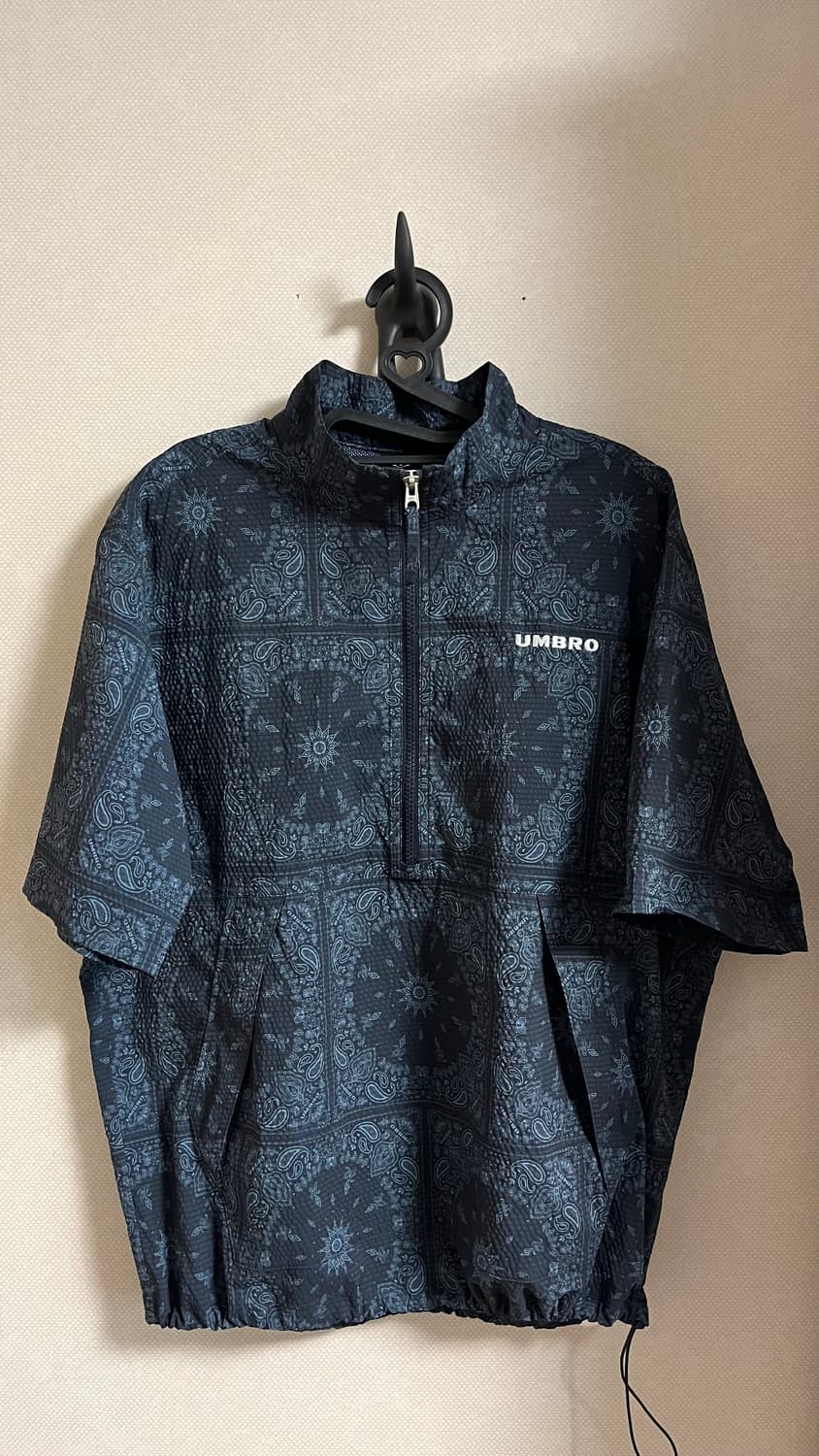 엄브로 페이즐리 반팔 하프집업 상품이미지3