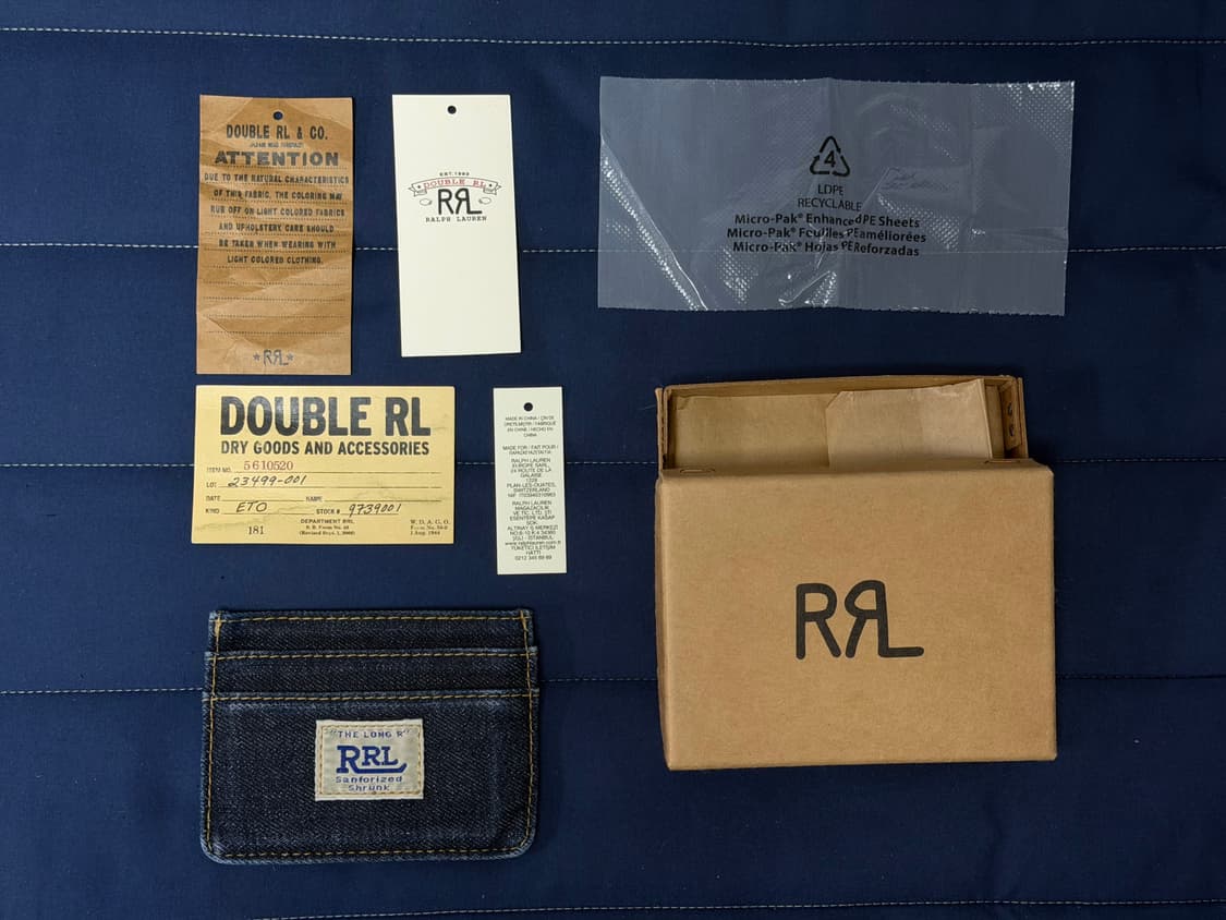 rrl 더블알엘 데님 카드지갑 상품이미지1