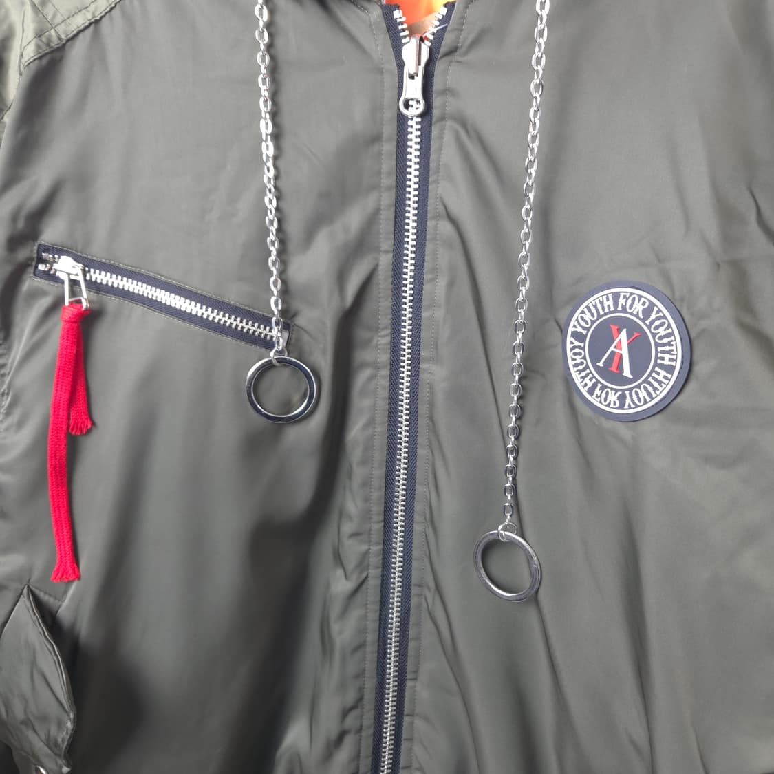 남여공용 프리 / 어나더유스 체인 MA-1 항공점퍼 상품이미지2