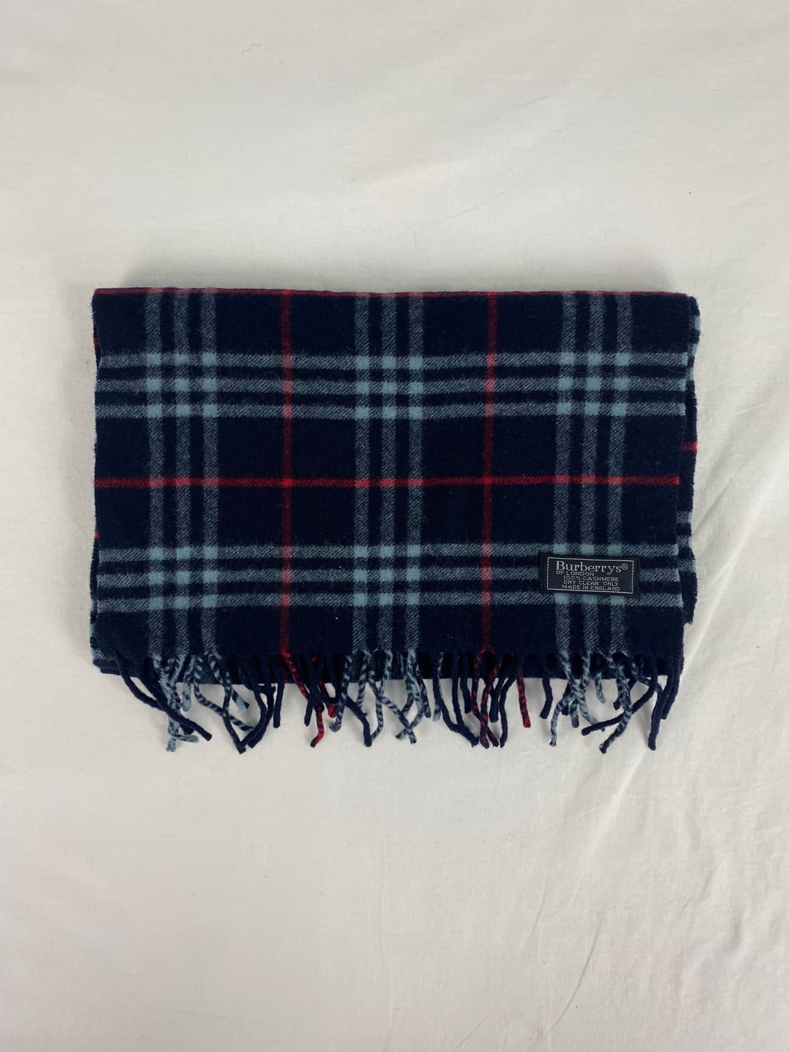 버버리 캐시미어 네이비 머플러 목도리 상품이미지2