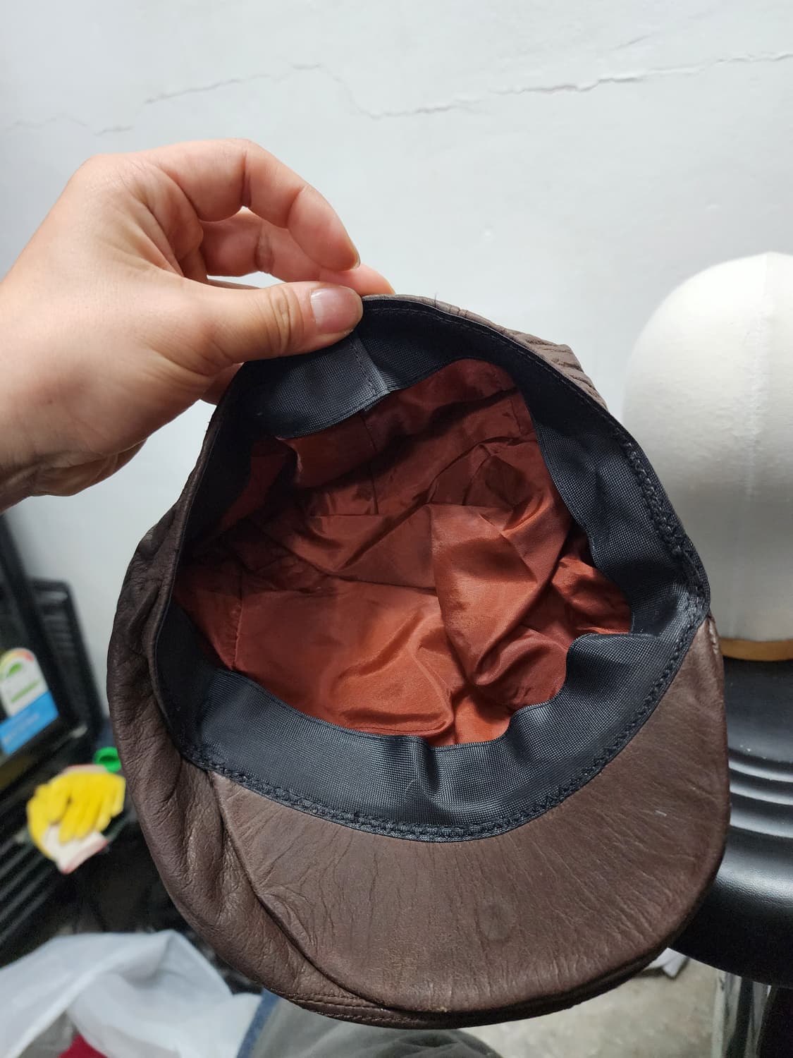 가죽 리얼레더 아메카지 헌팅캡  상품이미지5