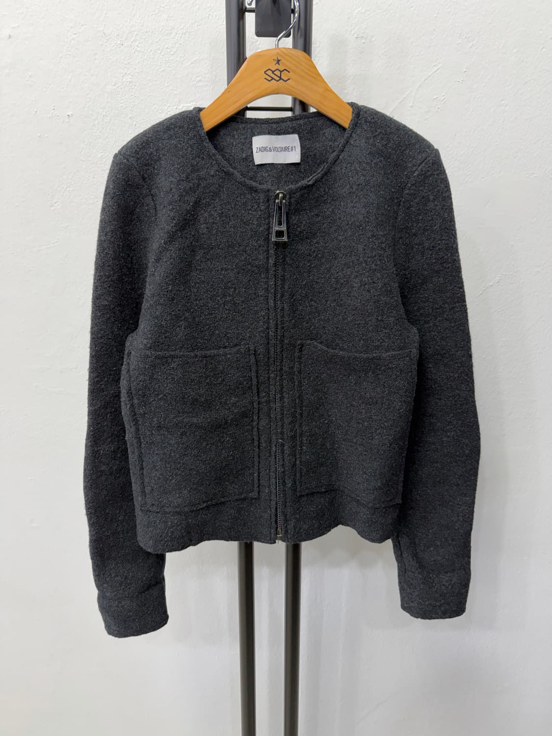 정품) 쟈딕앤볼테르 울 집업 자켓 S 상품이미지1