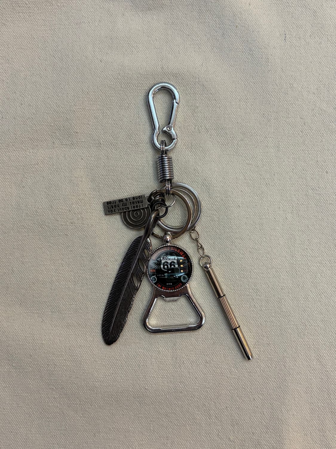 Route 66 빈티지 멀티 키링 상품이미지1