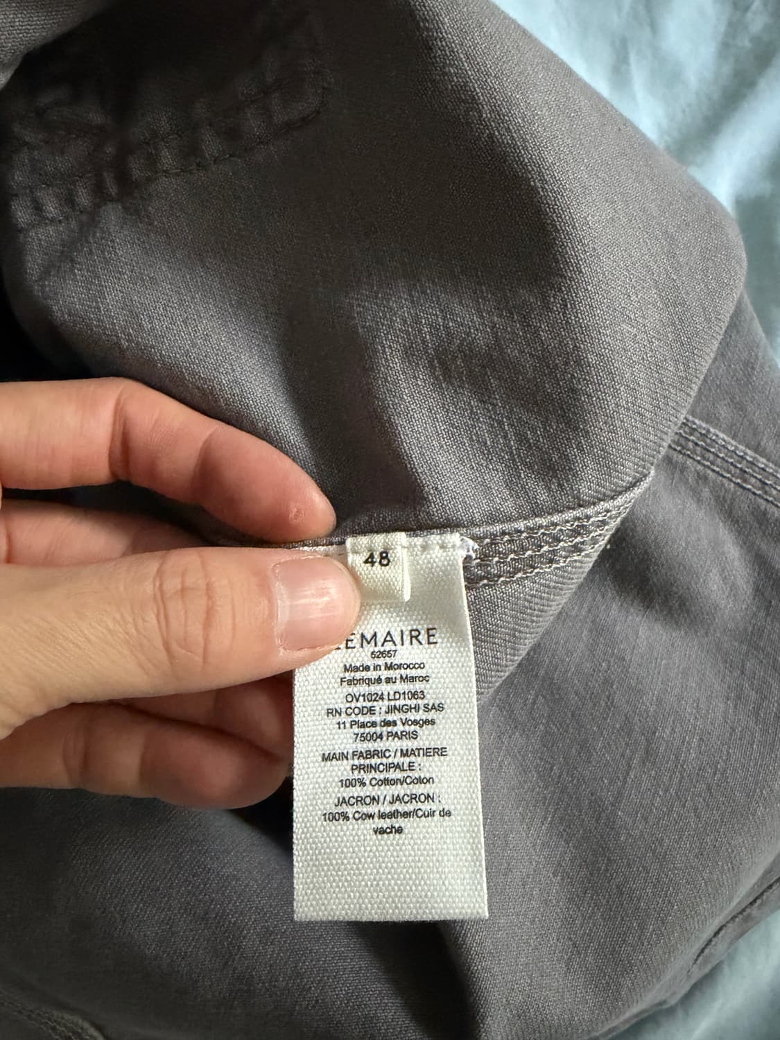 르메르 워크웨어 데님 오버셔츠 자켓 상품이미지5