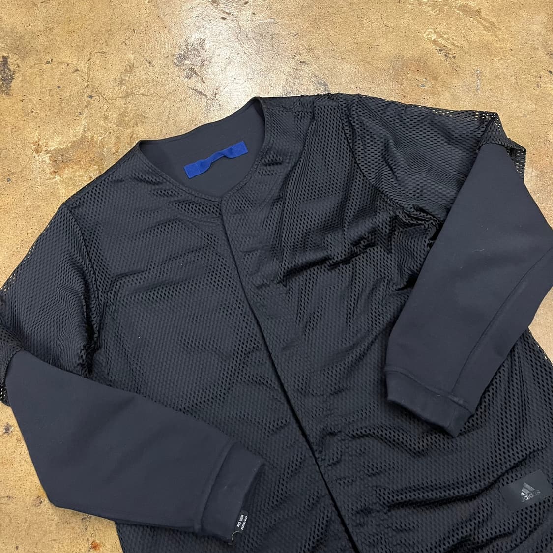 [정품/2XL] 아디다스 블랙 양면 노카라 포켓 셔츠형 자켓  b15 상품이미지1