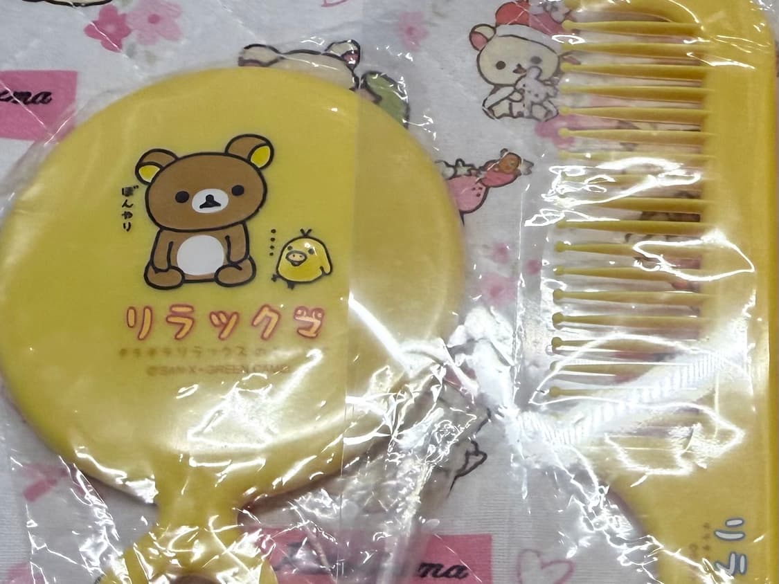 리락쿠마 빗거울세트 상품이미지1