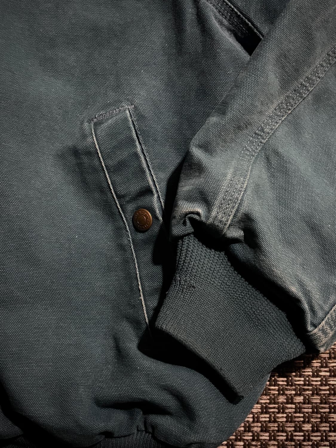 90s 칼하트 아즈텍 산타페 JS1155 TEAL BLUE L USA 상품이미지9