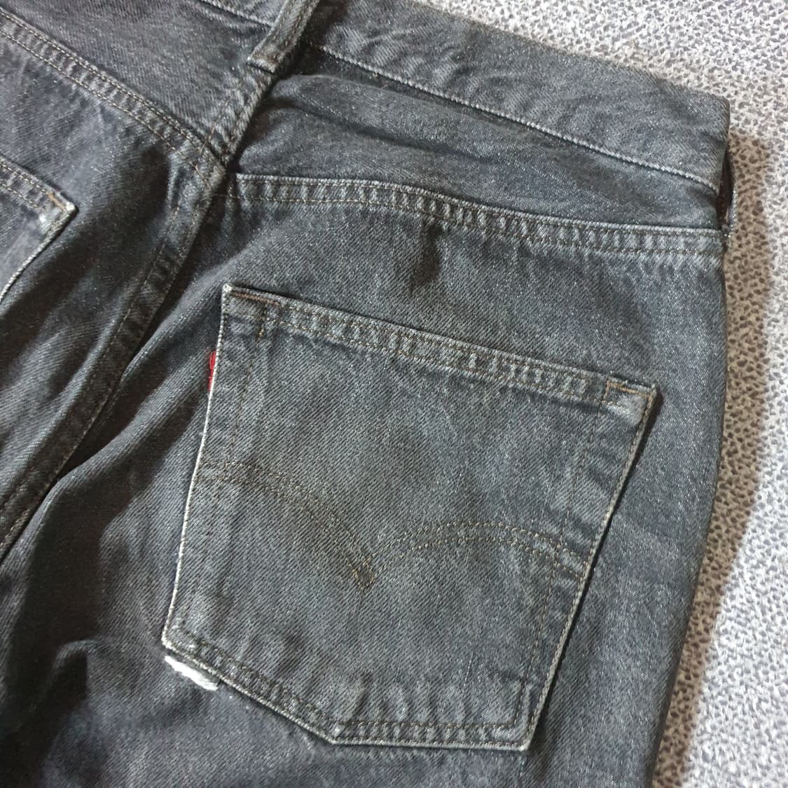 00s 유럽 리바이스501 블랙데님 팬츠 no.15 상품이미지9