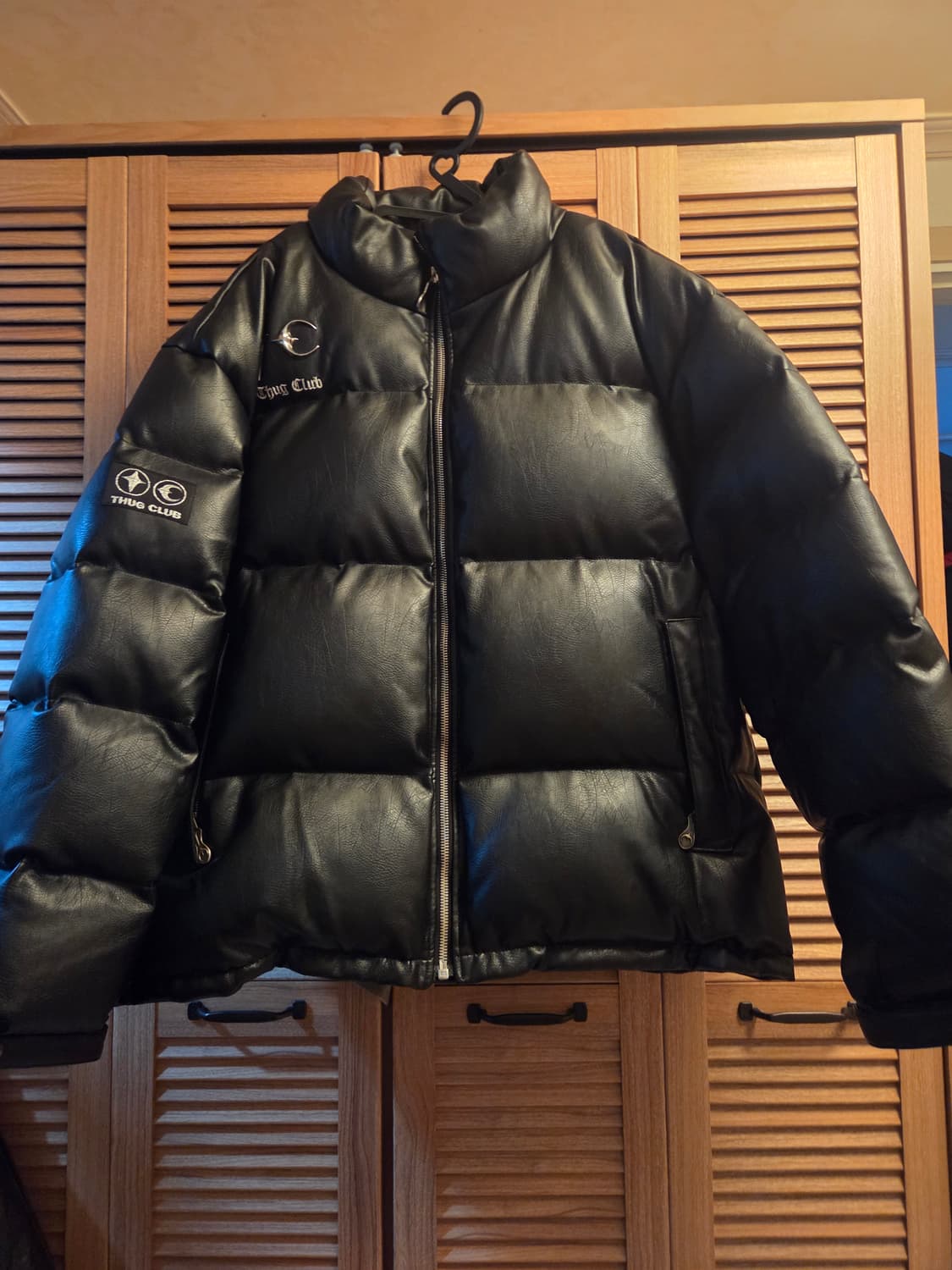 떠그클럽 레더 패딩 4사이즈 상품이미지3