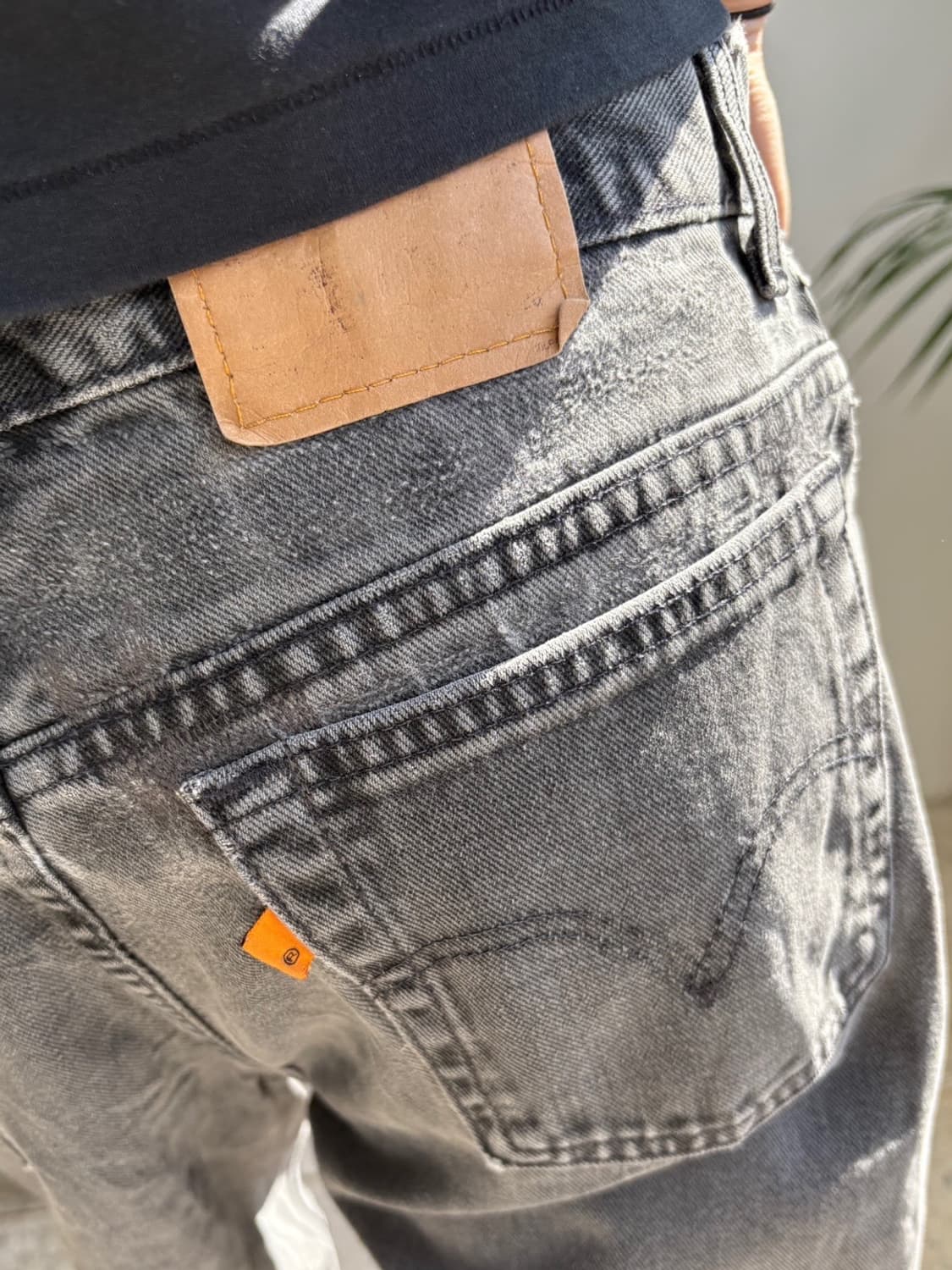 90‘s 리바이스 212 흑청 오렌지탭  상품이미지3