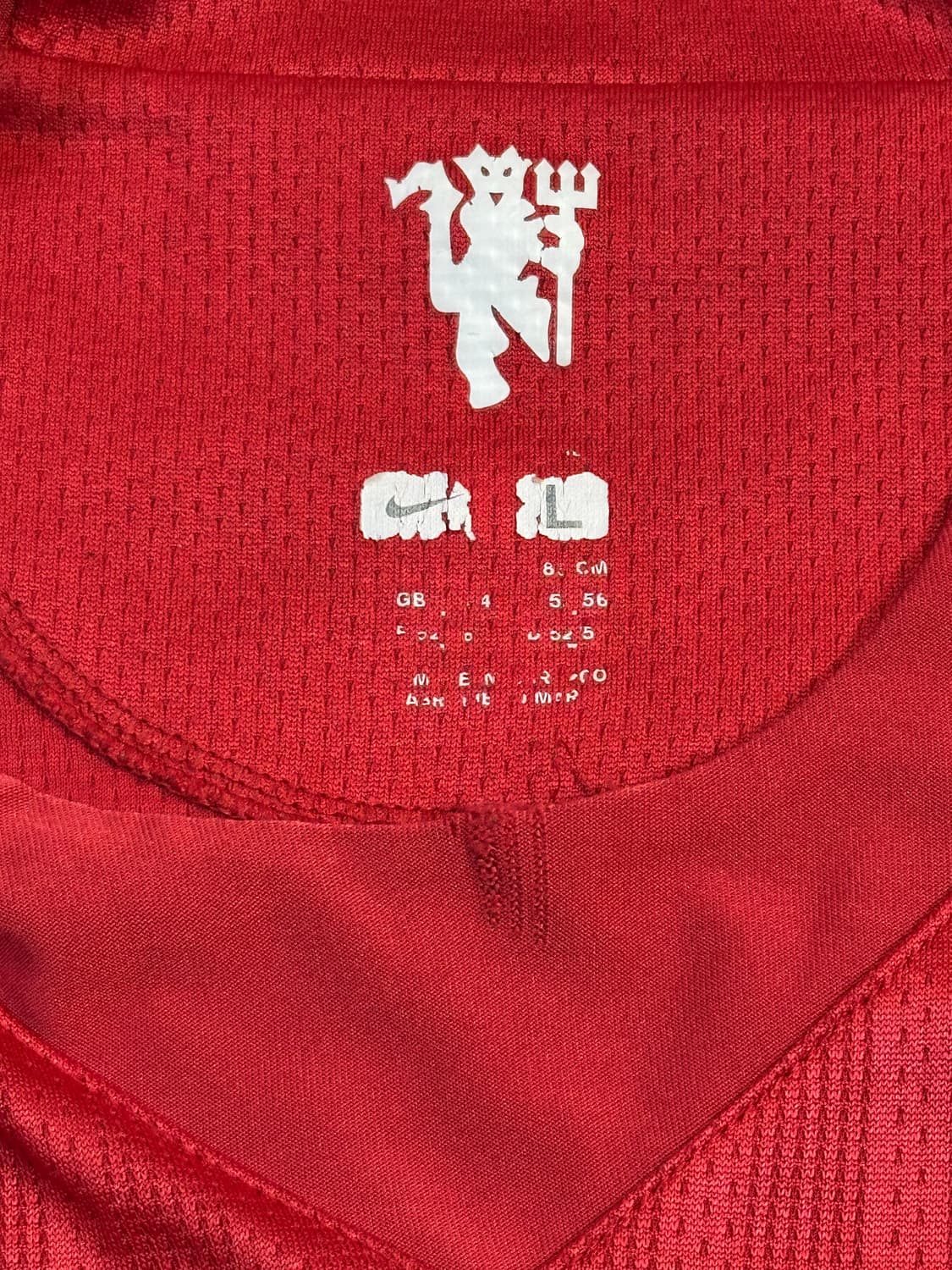 대장급) 나이키 맨유 07-09 홈 노마킹 유니폼 져지 상품이미지7