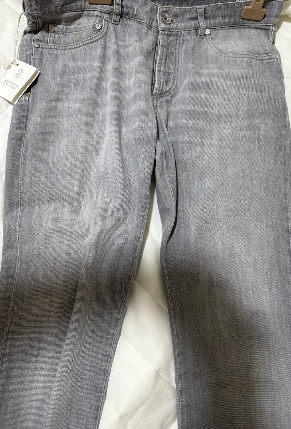 브루넬로 쿠치넬리 그레이 데님 팬츠 청바지 상품이미지2