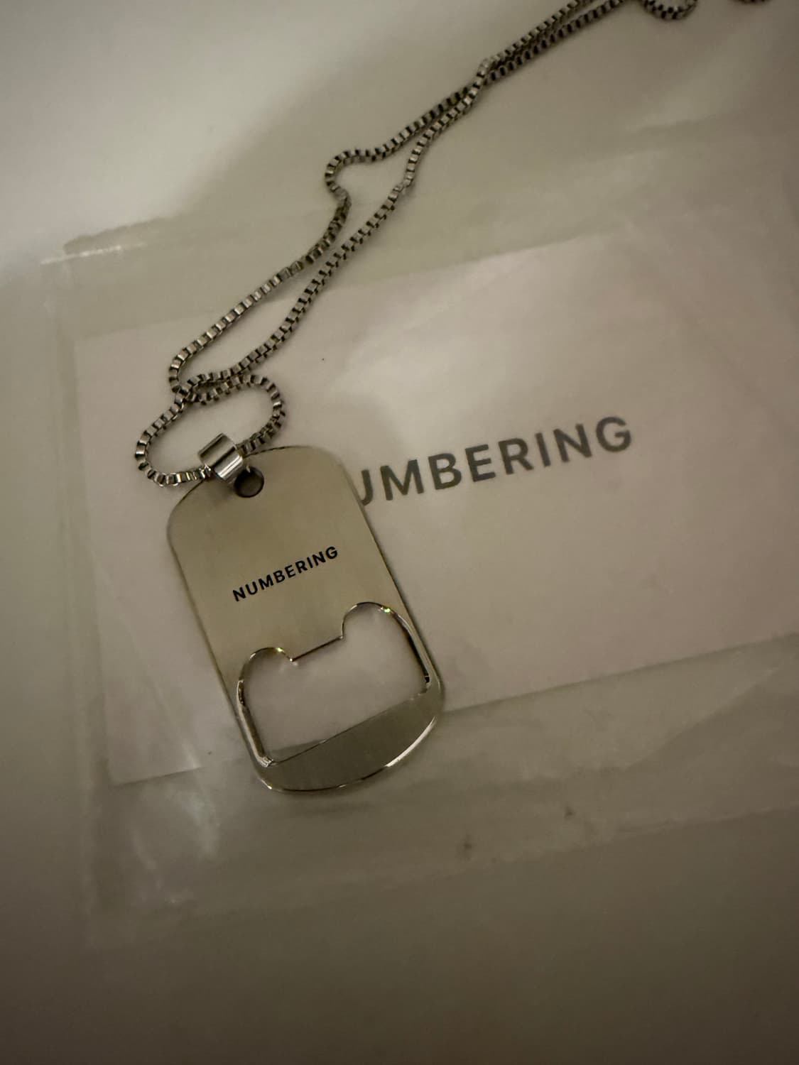 넘버링 목걸이 #5831 상품이미지4