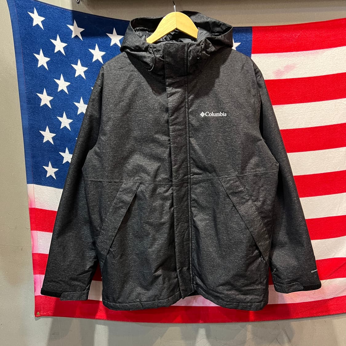 컬럼비아 후드 바람막이 점퍼 상품이미지1