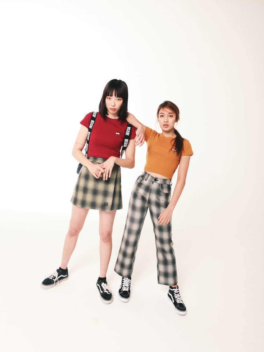 미스치프 크롭 반팔 레드 상품이미지3
