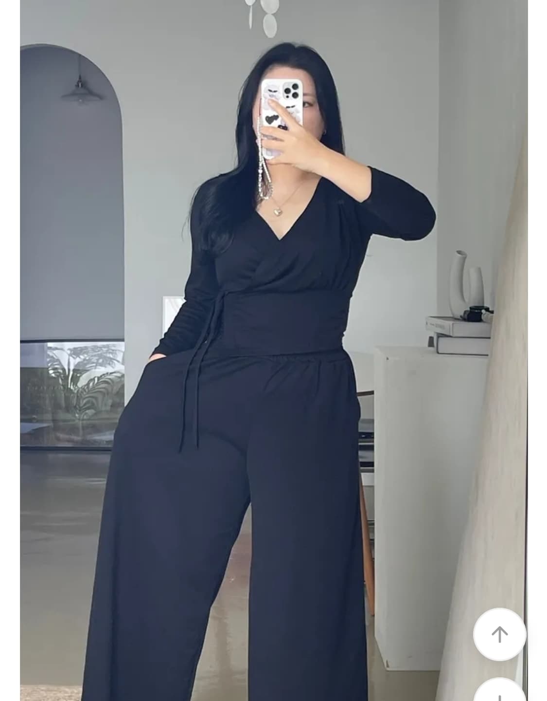 (새옷) 블랙 랩티셔츠 상품이미지5