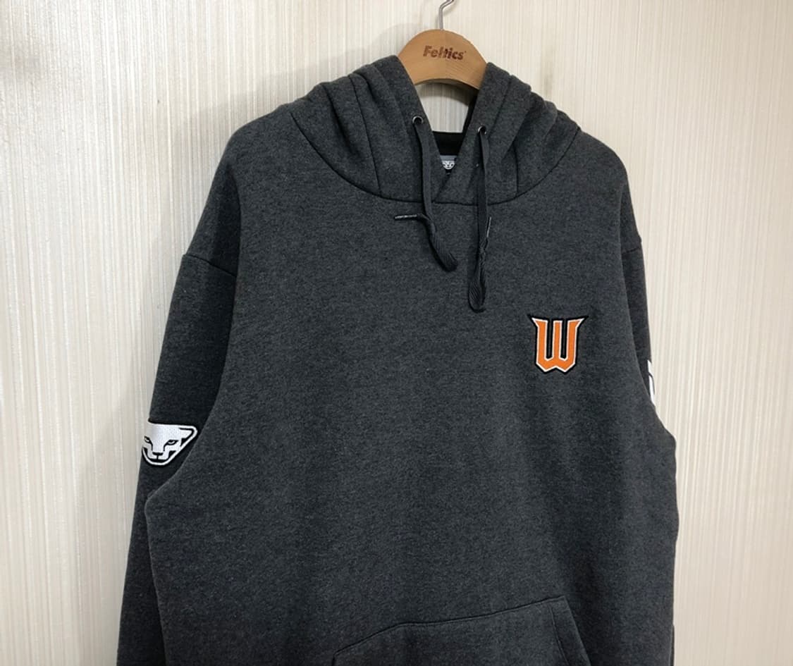 KBO 다이나핏 SK와이번스 선수실착 플리스 풀오버후디 110 #0 상품이미지4