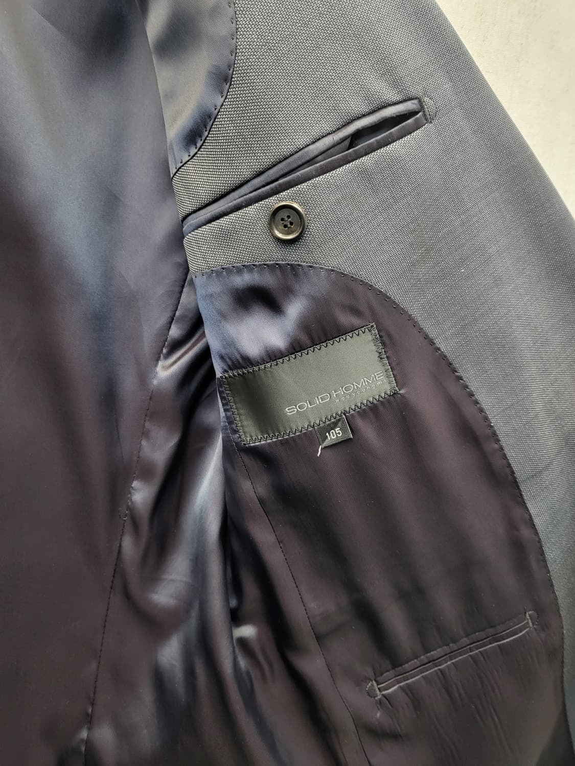 솔리드 옴므 그레이 블레이저 상품이미지3