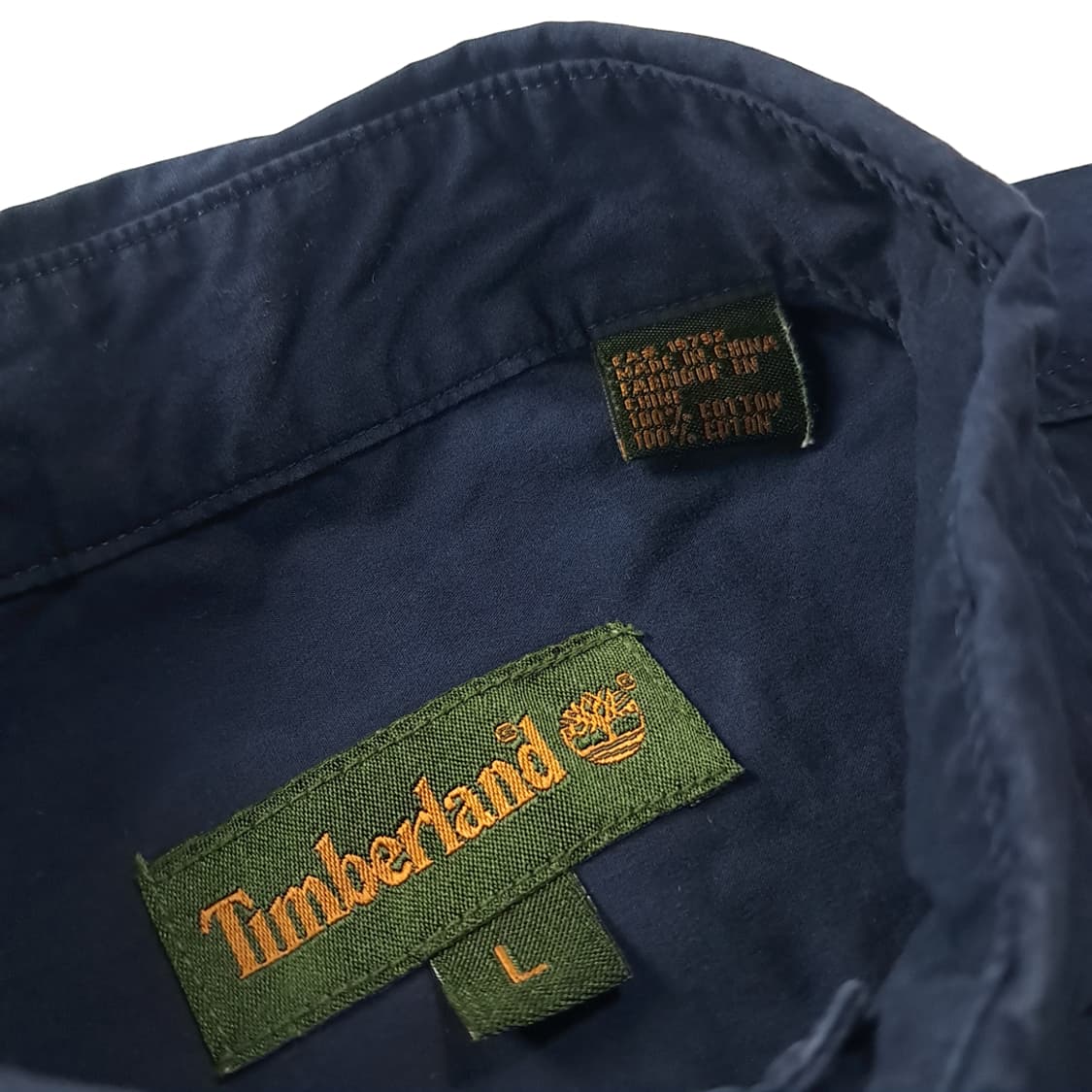 CK436 L 팀버랜드 00s 다크네이비 셔츠 남방 상품이미지3