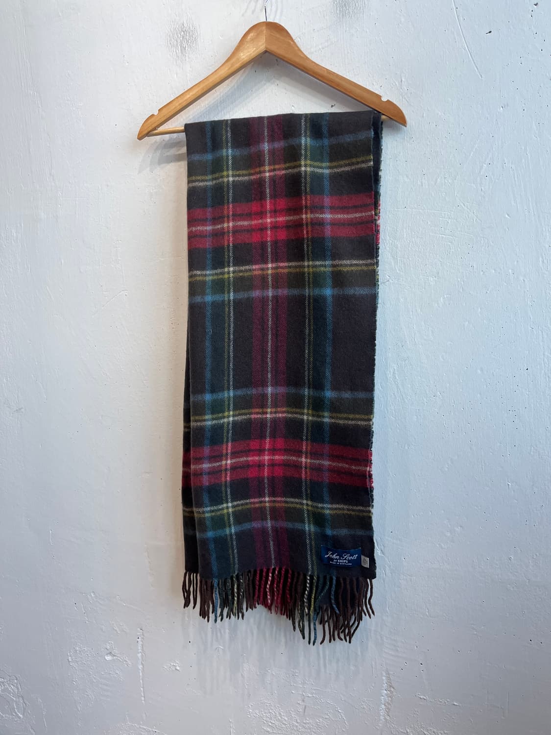 JOHN SCOTT for SHIPS 램스울 숄 머플러 상품이미지2