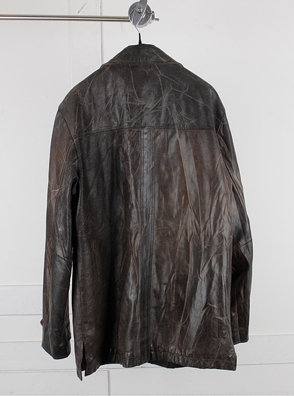 90년대 윌슨 레더 M. 줄리안 디스트레스드 자켓 묵직 상품이미지4