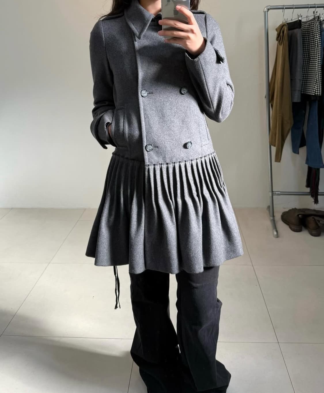 Max&co 차콜 코트 상품이미지1