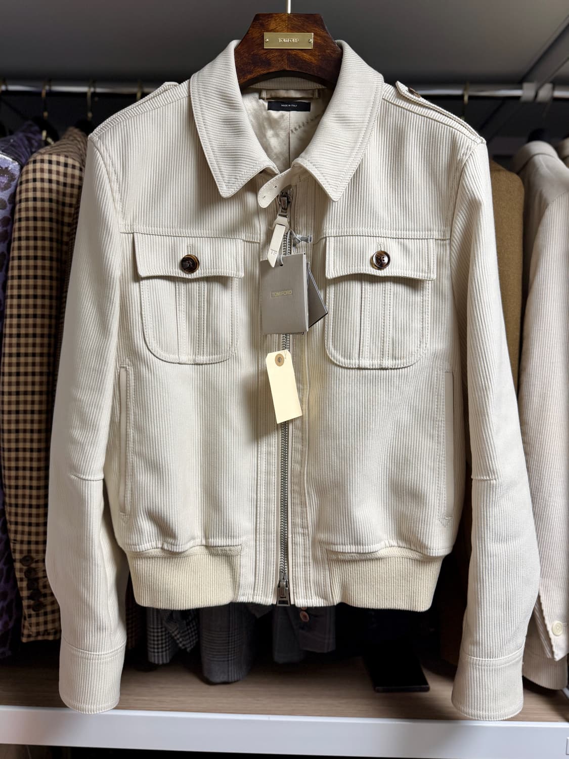 (새상품,강추👍)톰포드 배틀 코듀로이 자켓 상품이미지1