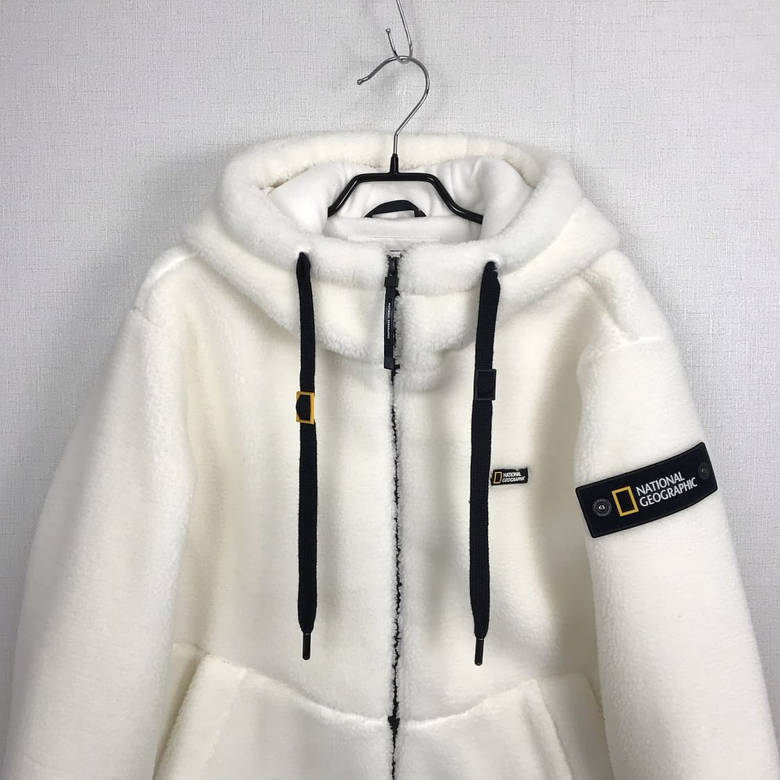 내셔널지오그래픽 뽀글이 후리스 후드집업 점퍼 남성M (95) 상품이미지2