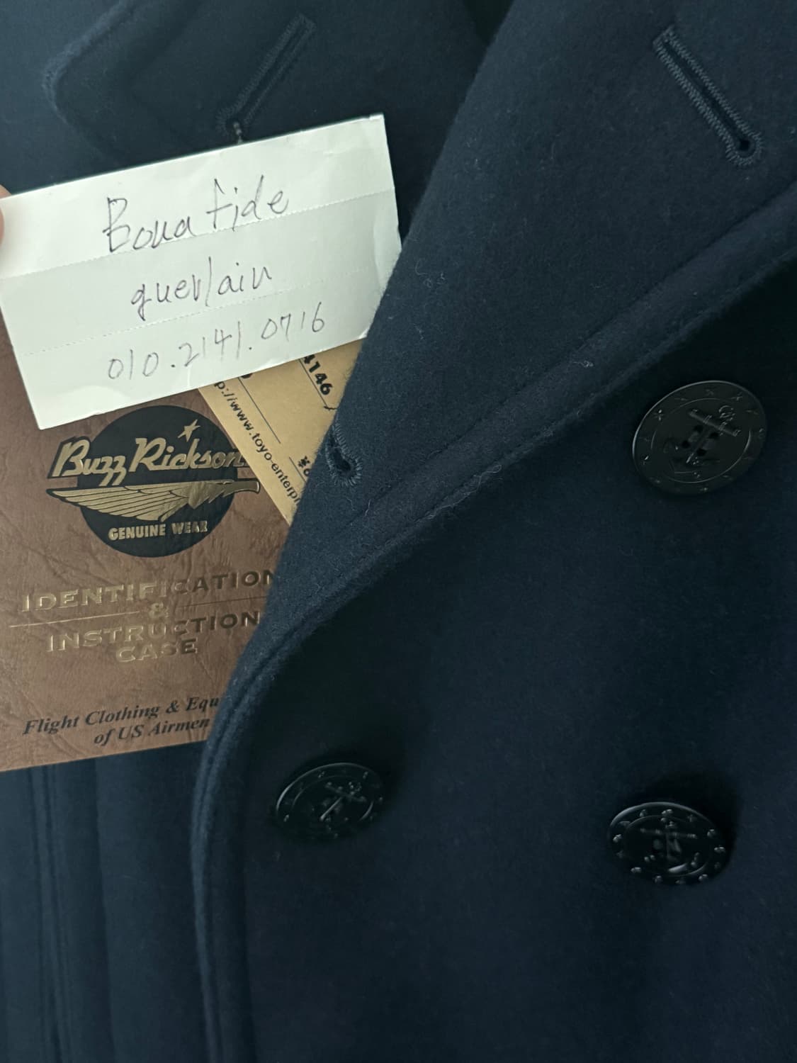 버즈릭슨 롱피코트 BR14146 상품이미지2