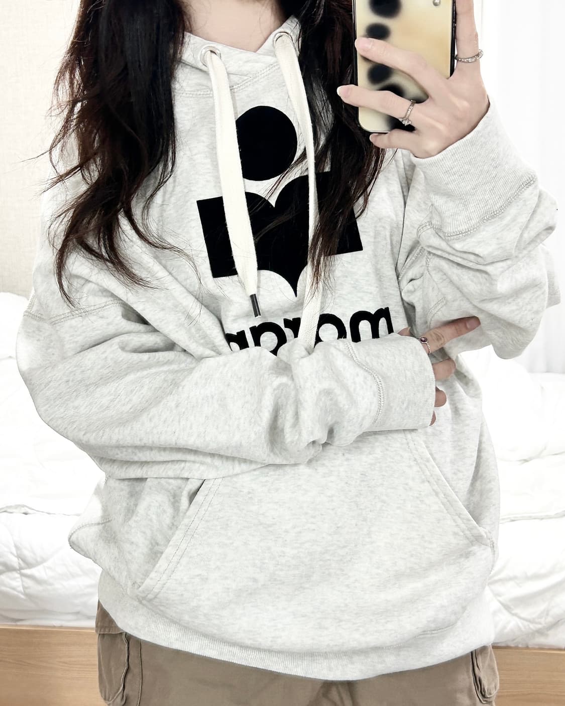 이자벨마랑 빅로고 후드 상품이미지4