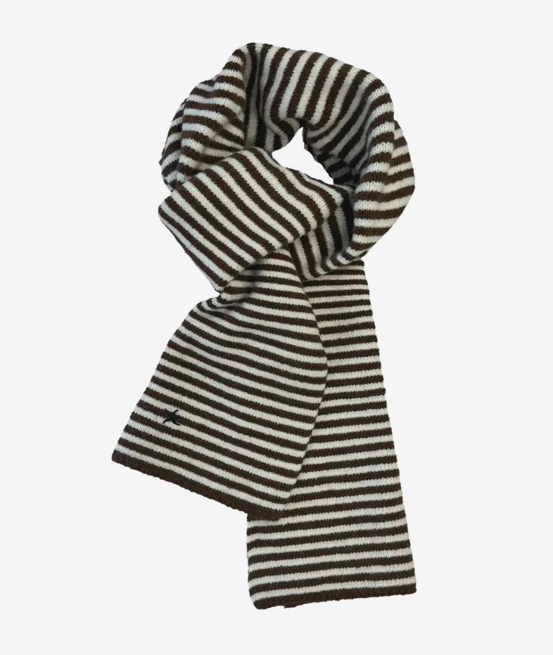 더콜디스트모먼트 스트라이프 머플러 목도리 브라운 상품이미지1