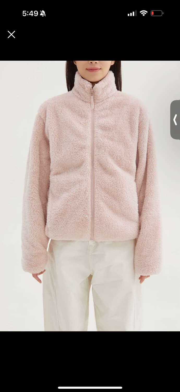 딸기우유보들핑크 후리스 (스파오) 상품이미지1