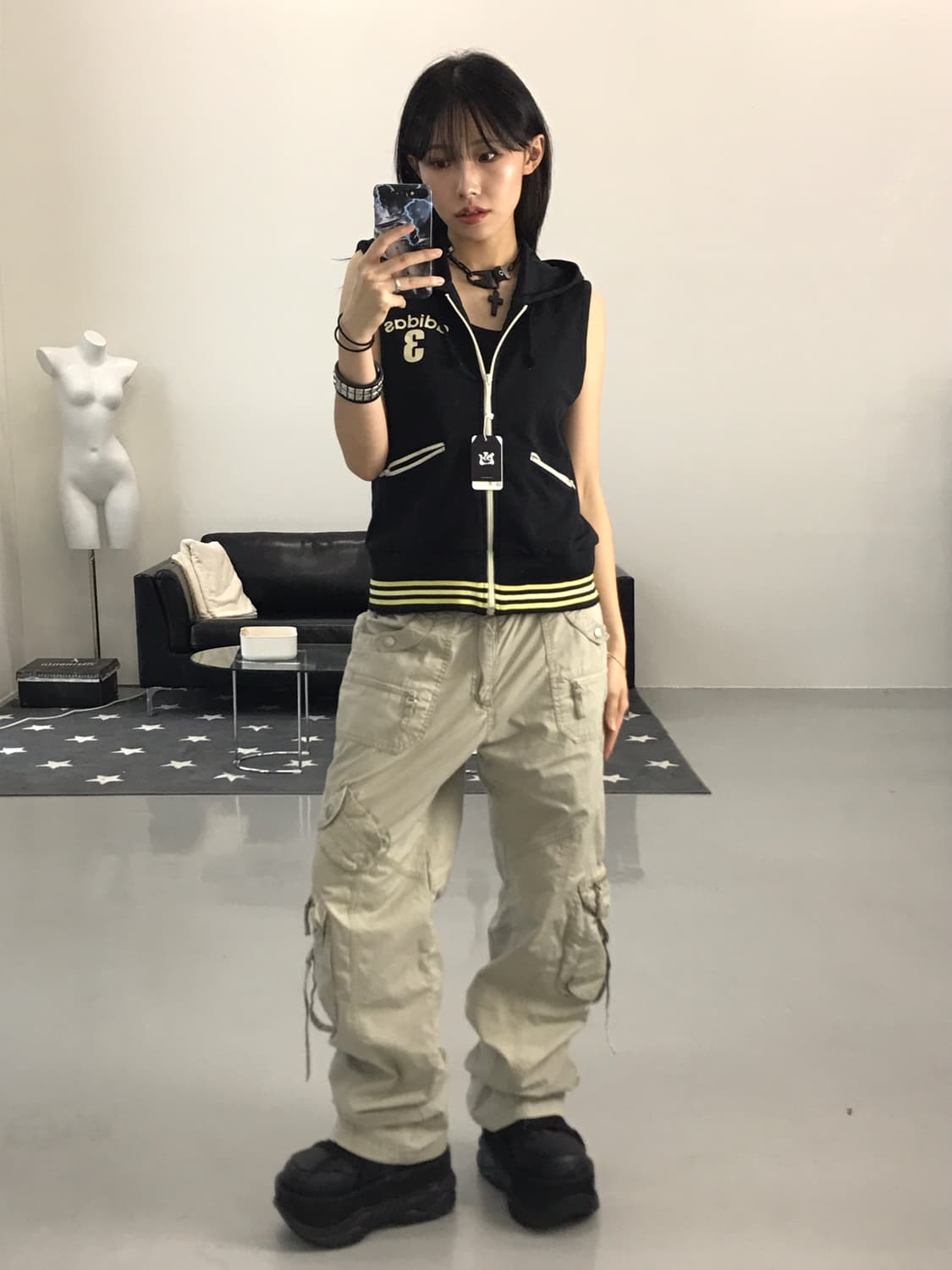Jpn Beige Detail Cargo Pants 상품이미지4