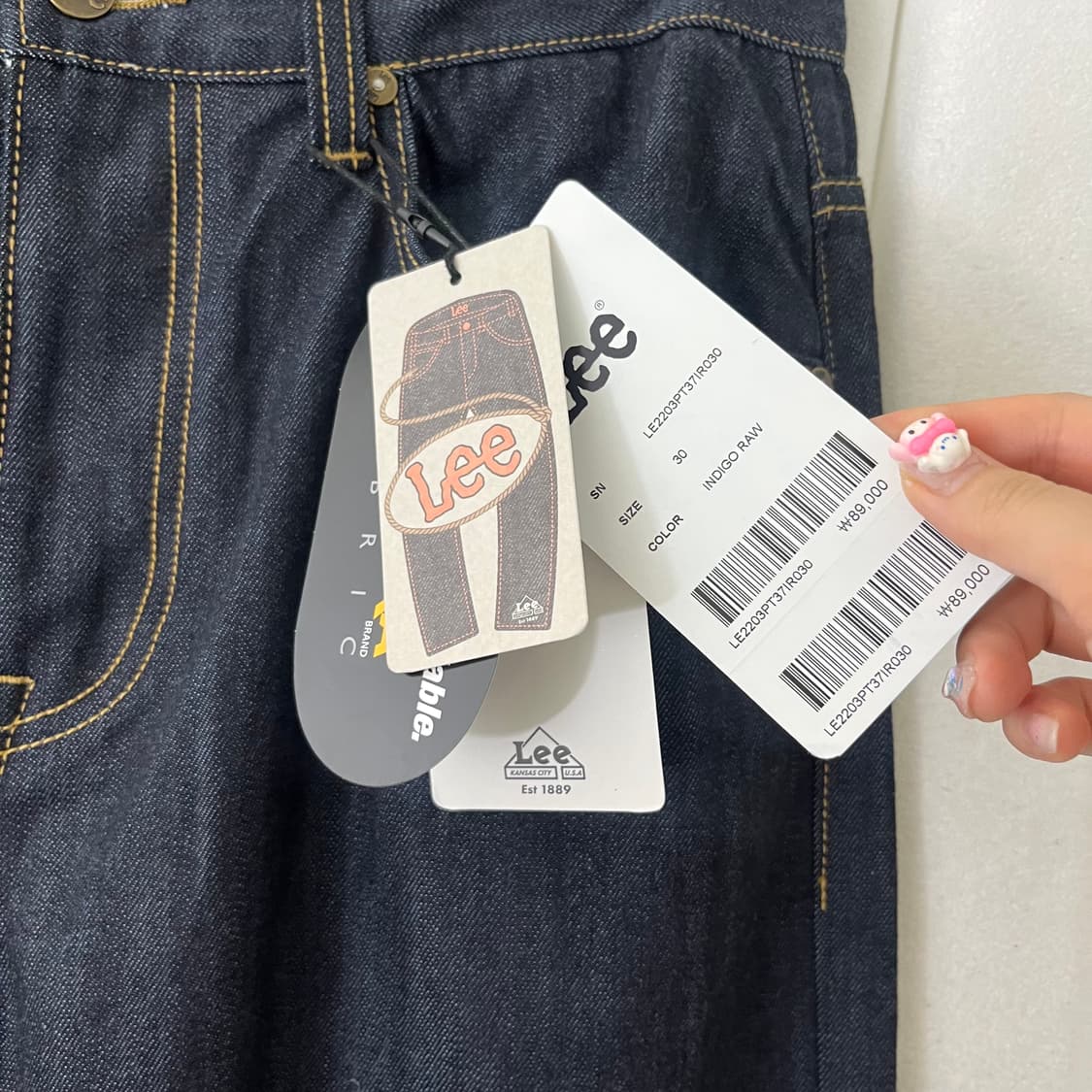 LEE 인디고 데님 팬츠 상품이미지7