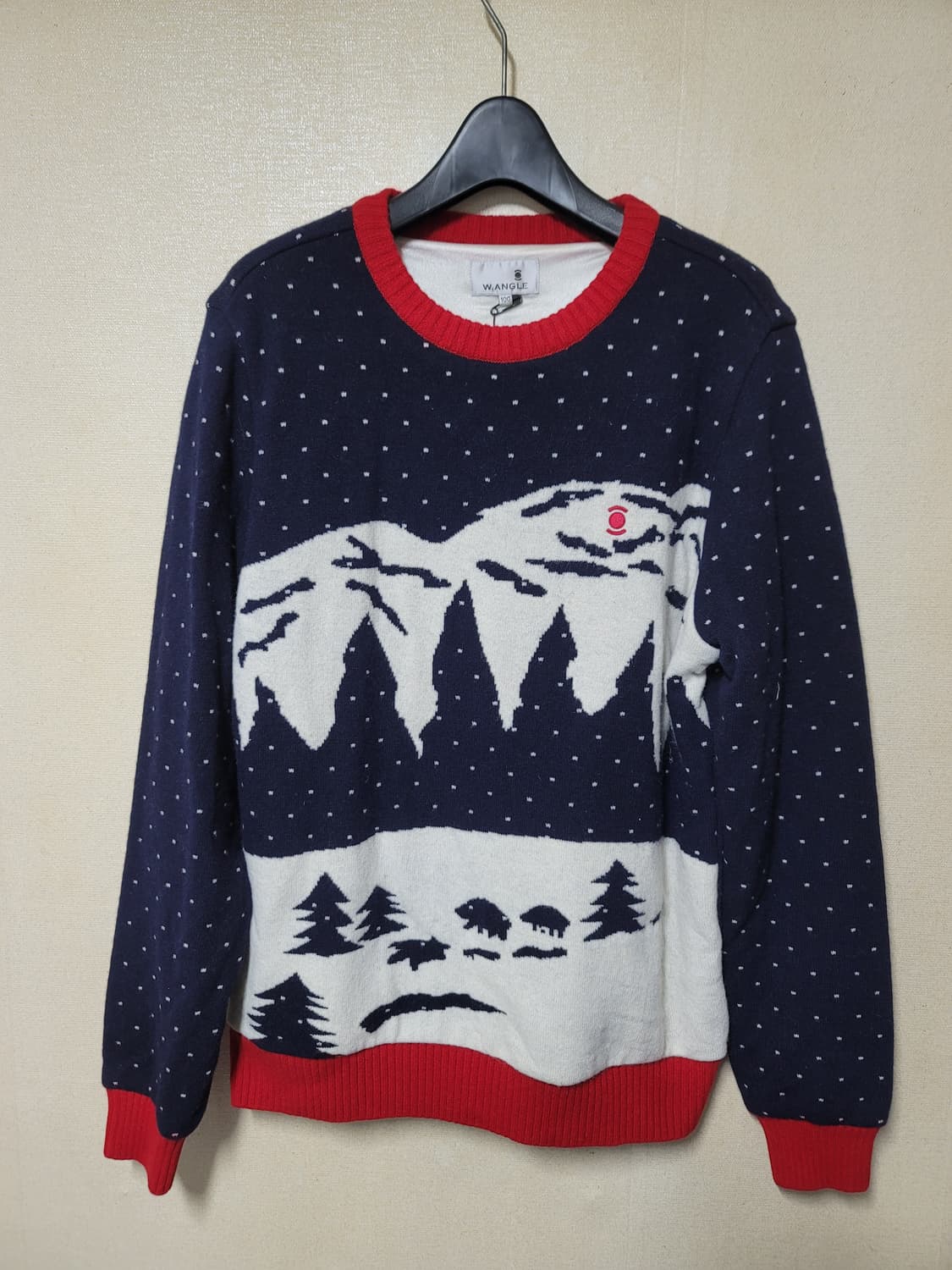 새옷 와이드앵글 방풍 니트 상품이미지1